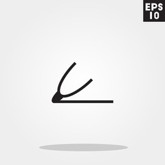 Marker write icon in trendy flat style isolated on grey background. Marker write symbol for your design, logo, UI. Vector illustration, EPS10.