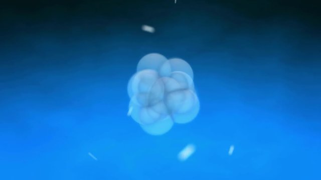 Computer generated, Microscopic atomic structures animation	