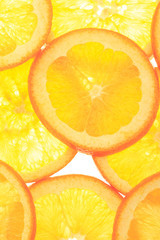 オレンジの輪切り