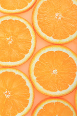 オレンジの輪切り