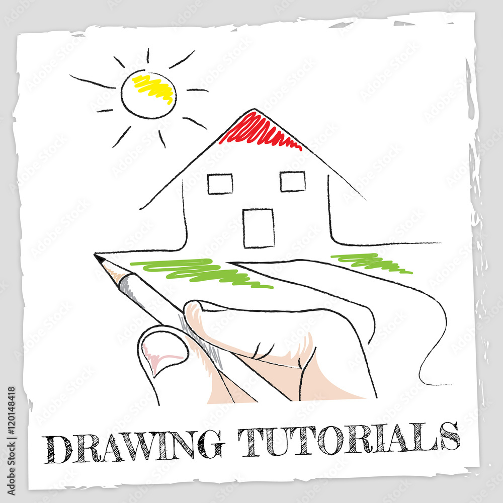 Poster drawing tutorials means learning creativity and training
