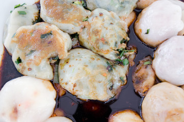Garlic chives dim sum or Garlic Chive Dumplings