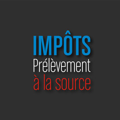 prélèvement à la source