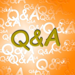 Q&A Words Shows Questions And Answers Inquiry