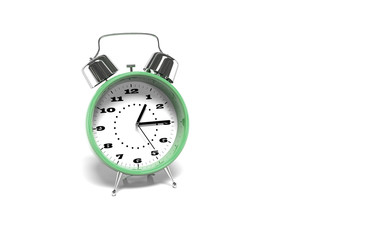 color alarm clock, 3d render