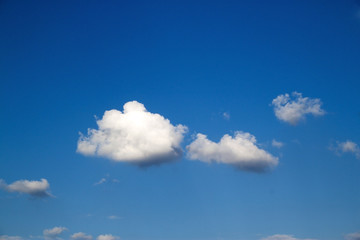 Blue sky with clouds