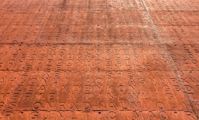 Wall of words