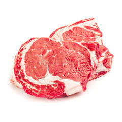 Uncooked organic shin of beef meat