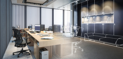 Penthouse Office Unit (panoramic)