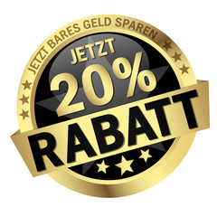 Button Jetzt 20% Rabatt