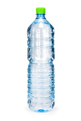 plastic bottle with drinking water