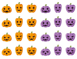 ハロウィンかぼちゃアイコン