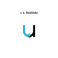 Creative U- letter icon abstract logo design vector template. © chatchaisurakram
