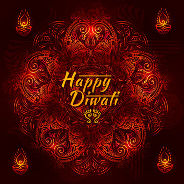 Happy Diwali festival - National Hindu celebration. Diwali festival celebration in India