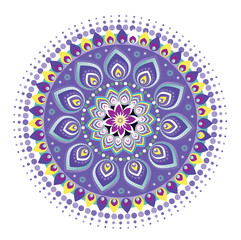 Flower pattern mandala