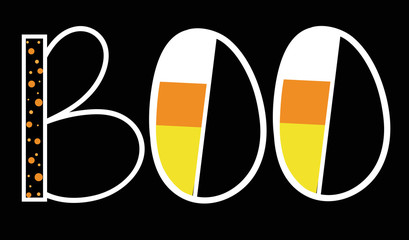 Fototapeta premium Halloween Boo