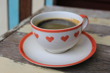 Fresh espresso Coffee cup