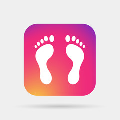 foot print icon