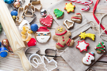 Assortment biscuits for christmas