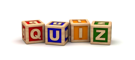Quiz Text Cubes