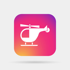 icon helicopter profile