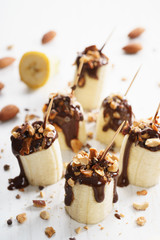 chocolate banana bites