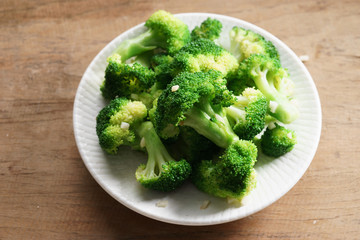 Steamed broccoli