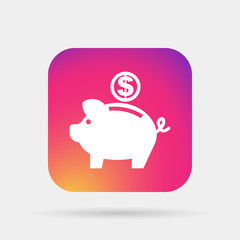 icon piggy bank