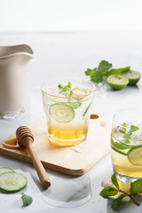 lime honey iced drinks