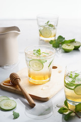 lime honey iced drinks