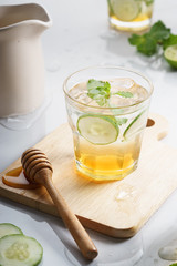 lime honey iced drinks