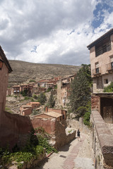 Municipio de Albarracín en la provincia de Teruel, España