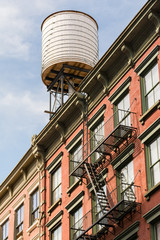 traditional stairs at soho, nyc