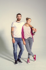 Obraz premium Attractive young couple