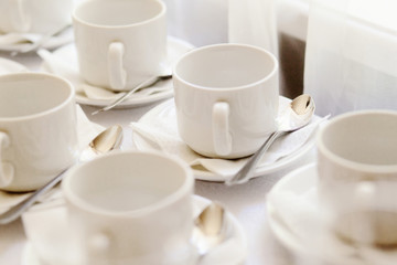 Obraz na płótnie Canvas tea and coffee set