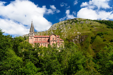 Fototapeta na wymiar Basilica of Our Lady Battles, Asturias