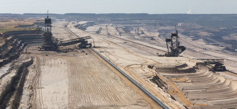 open cast mining hambach germany