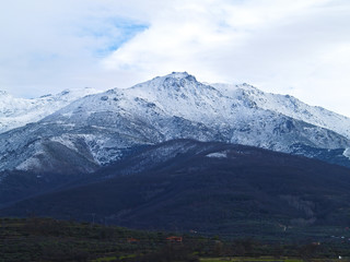 Fototapeta premium Montañas desde Hervás