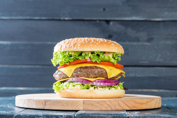 Big juicy burger