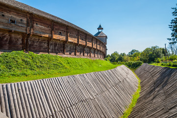 Reconstruction of the fortifications Ukrainian Cossacks in Batur