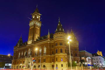 Fototapeta na wymiar The beautiful and historical Town Hall