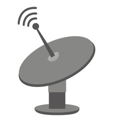 satellite communication isolated icon vector illustration design