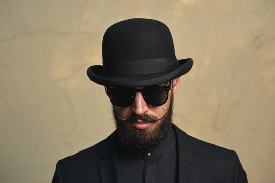 English modern Man with Bowler Hat