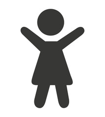 woman avatar silhouette isolated icon vector illustration design