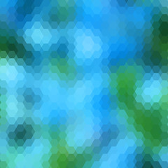 Background with colorful hex grid