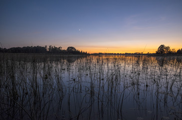 New Moon in the Sky After Sunset