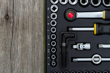 industrial toolbox kit detail