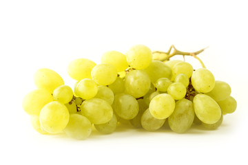 Grapes isolated on white