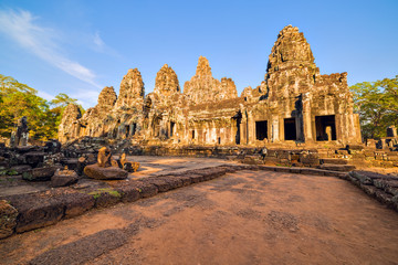 Ancient ruins of Bayon temple