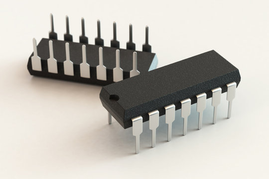 DIP chip package.